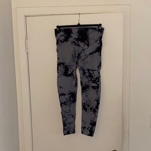 Athletic Stretchy Grey and Black Leggings